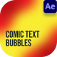 Comic Text Bubbles After Effect - VideoHive Item for Sale