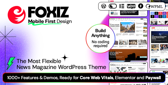 Foxiz - Newspaper News & Magazine WordPress