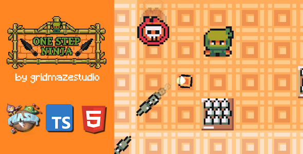 One Step Ninja | Phaser 3 HTML5 Game