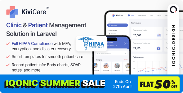 KiviCare(TM) - Best Clinic and Patient Management Flutter App