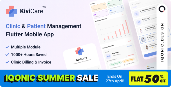 KiviCare - Patient Management App for Clinics and Doctors