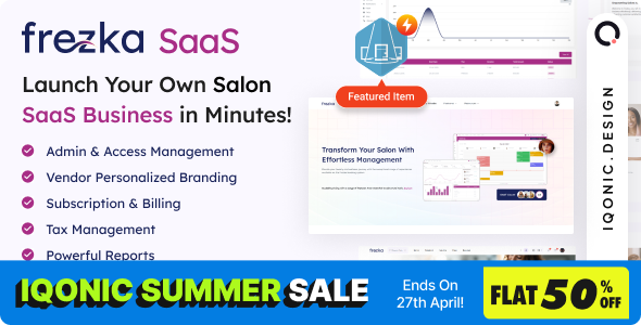 Frezka Saas - White Label Spa & Salon Management Software