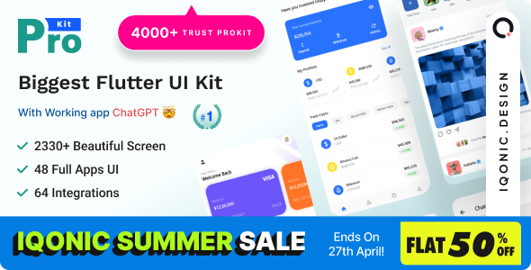 ProKit - Complete Flutter UI Kit with ChatGPT App