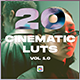 20 Cinematic LUTs Vol 1.0 for Final Cut Pro & Apple Motion – Color Grading Pack - VideoHive Item for Sale