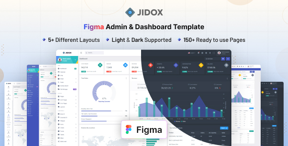Jidox - Figma Admin & Dashboard Template