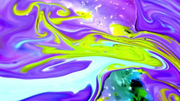 Color Explosion Abstract Art Painting