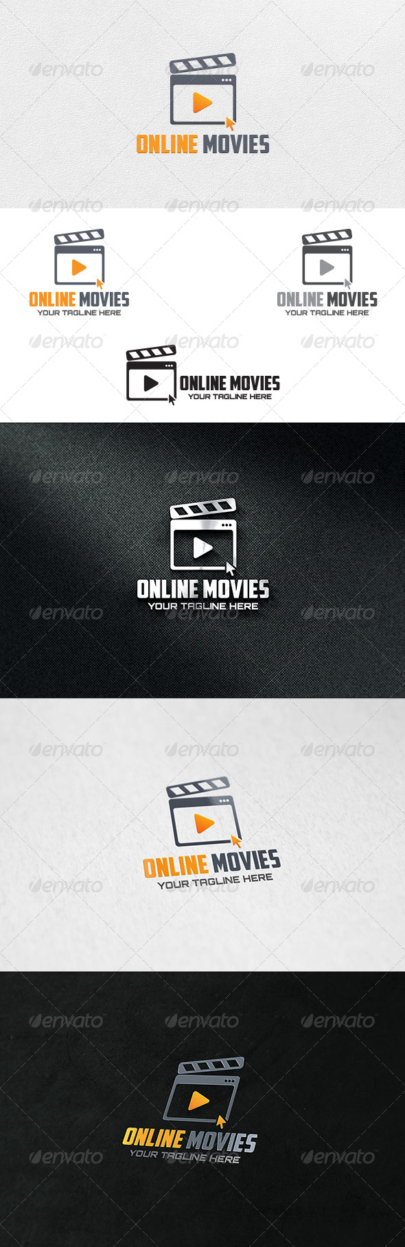 Online Movies - Logo Template