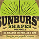 Sunbursts Shapes Vol.2 - GraphicRiver Item for Sale