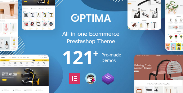 Optima Elementor - Multipurpose Prestashop 8.x, 9.x Theme