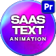 Saas Style Text Animation Morgt - VideoHive Item for Sale