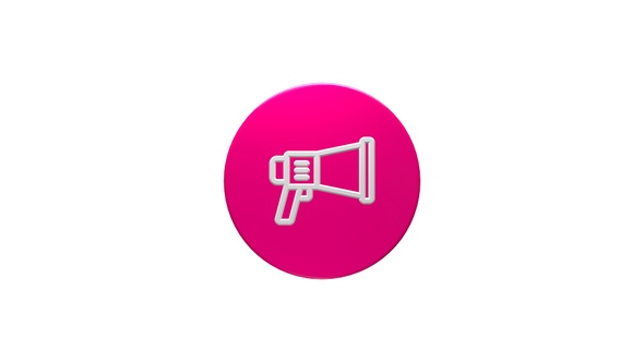 Megaphone 3D Icon V1