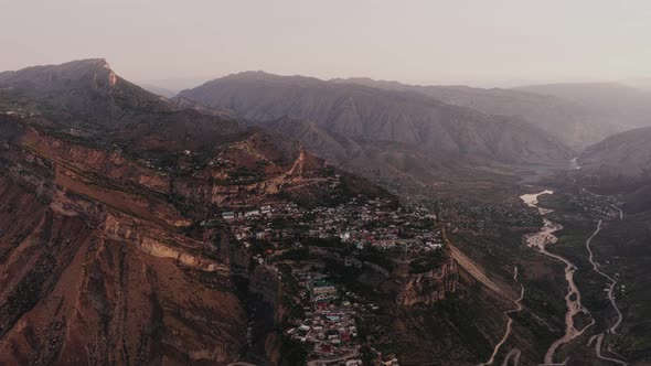 Gunib Village in Dagestan