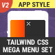 WebSlide - Tailwind Mega Menu, Tailwind CSS Megamenu Responsive - CodeCanyon Item for Sale