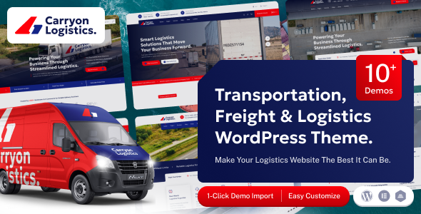 Carryon - Transportation & Logistics WordPress Theme