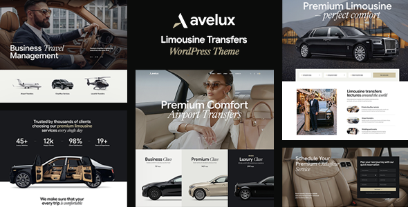 Avelux - Limousine Transfers & Car Dealer WordPress Theme