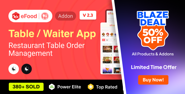 eFood - Table/Waiter App