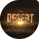The Desert Cinematic Titles - VideoHive Item for Sale