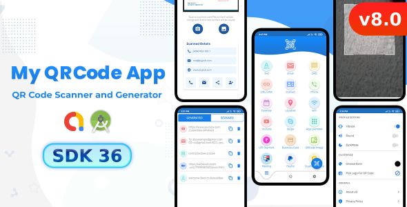 My QR Code Generate & Scanning App (Android 16 Supported)