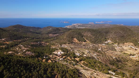 Sa Talaia mountain in Ibiza, Spain