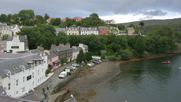 The coast of Loch Portree on Isle of Skye