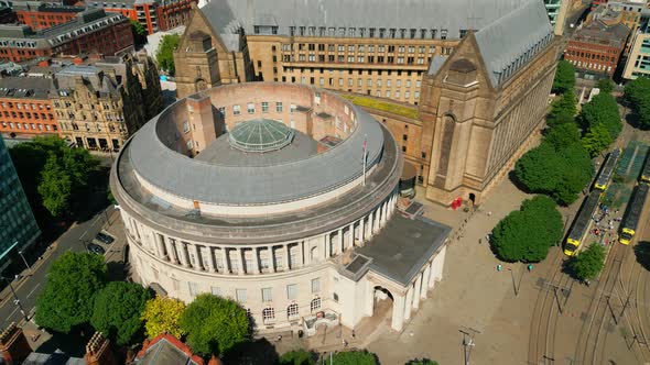 Central Library of Manchester From Above  Travel Photography