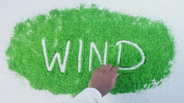 Green Writing   Wind