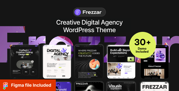 Frezzar - Creative Digital Agency WordPress Theme