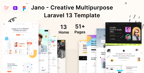 Jano - Creative Multipurpose Laravel 13 Template