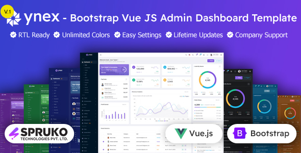 Ynex - Bootstrap Vue JS Admin Dashboard Template
