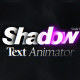 Shadow Overlap Text Animator | Bold Layered Title Animation Maker on a Single Graphics Clip - VideoHive Item for Sale