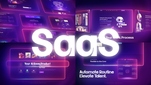 Ai SaaS Intro - Website Product Promo