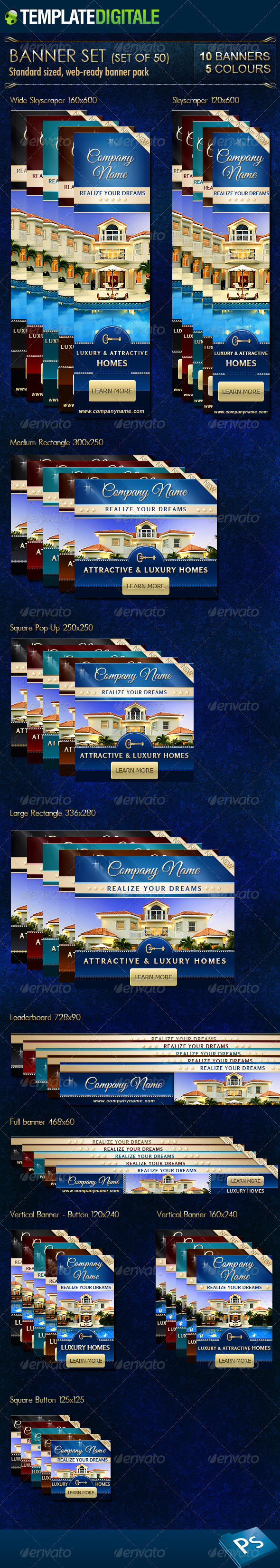 Skyscraper Banners Ad Templates From Graphicriver