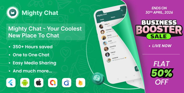 Mighty Chat- Chat App With Firebase Backend + Agora.io