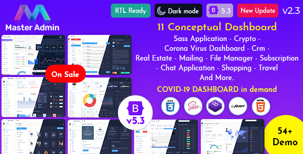 Master Admin - HTML Bootstrap Dashboard Template