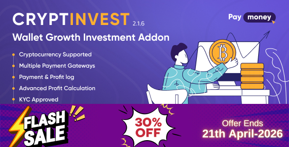 CryptInvest - Wallet Growth Investment Addon