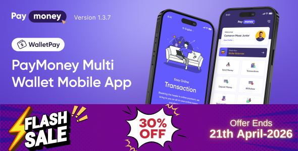 WalletPay - PayMoney Multi Wallet Mobile App