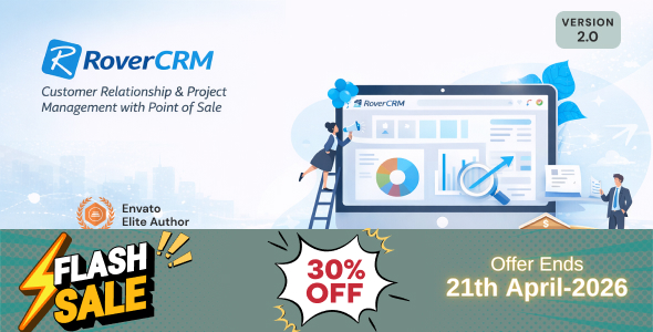 RoverCRM - Customer Relationship And Project Management System