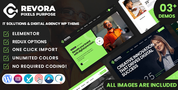 Revora - IT Solutions & Digital Agency WordPress Theme
