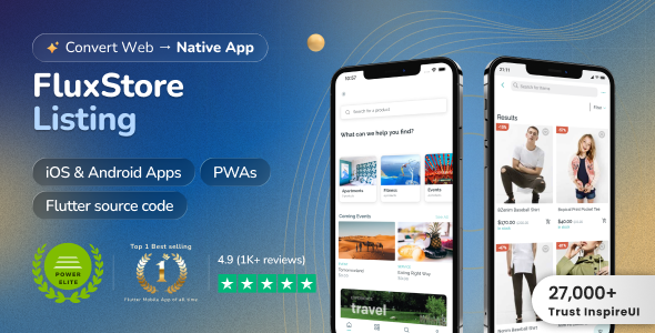FluxStore Listing - The Best Directory WooCommerce app by Flutter
