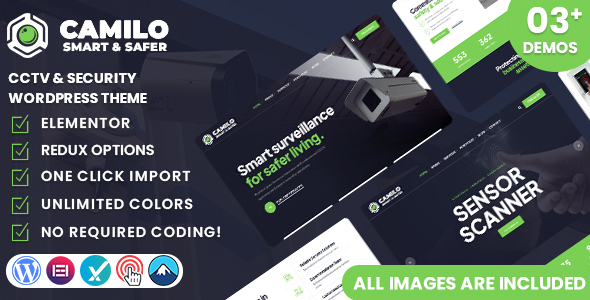 Camilo - CCTV & Security WordPress Theme