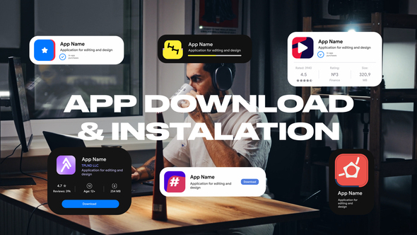 App Download & Installation UI