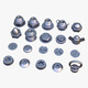 Fasteners Bolts Nuts Screws Kit M1 - 3DOcean Item for Sale