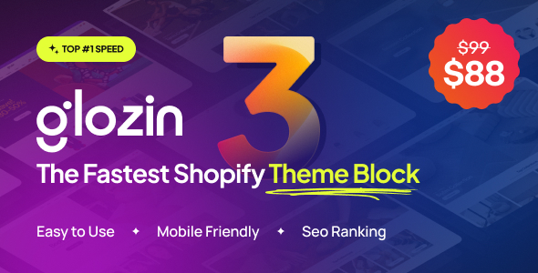 Glozin - Multipurpose Shopify Theme - RTL Support