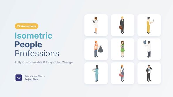 Isometric People | Professions