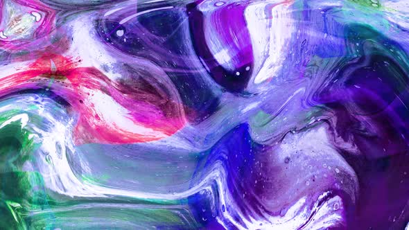 Abstract Color Paint Marble Liquid Animated Background