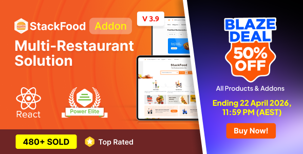 StackFood - React User Website
