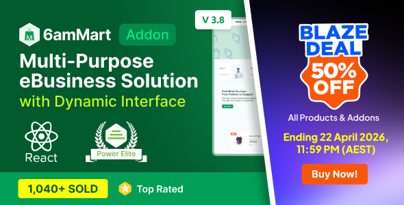 6amMart - React User Website
