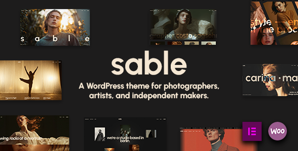Sable - Creative Portfolio WordPress Theme