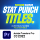 Stat Punch Titles for Premiere Pro - VideoHive Item for Sale