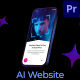 AI Website Promo | MOGRT - VideoHive Item for Sale